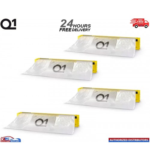 4 X Q1 MASKING FILM SHEETING ROLL 5M X 120M PREMIUM AUTOMOTIVE PROTECTION